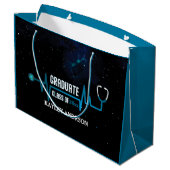 Custom Class of 2023 Future Nurse Große Geschenktüte (Rückseite Schrägansicht)