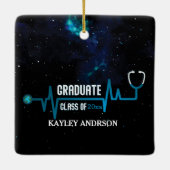 Custom Class of 2023 Future Nurse Keramikornament (Rückseite)