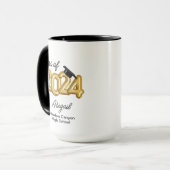 Custom Class of 2024 Abschluss Senior Class Tasse (Vorderseite Links)