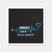 Custom Class of 2025 Future Doctor Serviette (Vorderseite)