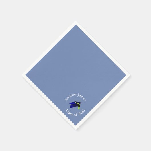 Custom Class of 2026 Graduation Cap Serviette (Ecke)