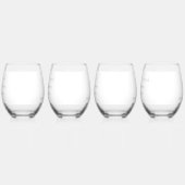 Custom Class of 2026 Graduation Drinkware Set Weinglas Ohne Stiel (Links)