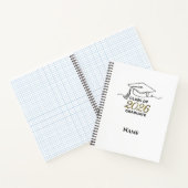 Custom Class of 2026 Graduation Notebook with Gold Notizblock (Innenseite)