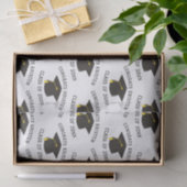 Custom Class of 20xx Black Graduation Cap Gift Seidenpapier (Geschenk)