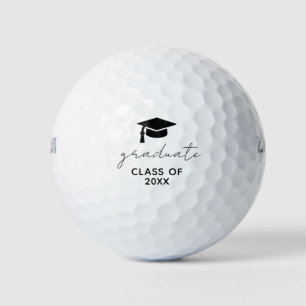 Custom Class of Graduate Cap & Tassel Golfball