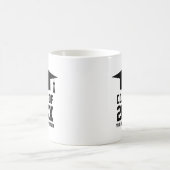 Custom class of year graduation party 2025 kaffeetasse (Mittel)
