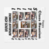 Custom Class Wiedersehen 11 FotoCollage Fleecedecke (Vorderseite (Horizontal))