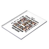 Custom Class Wiedersehen 11 FotoCollage Notizblock (Linke Seite)