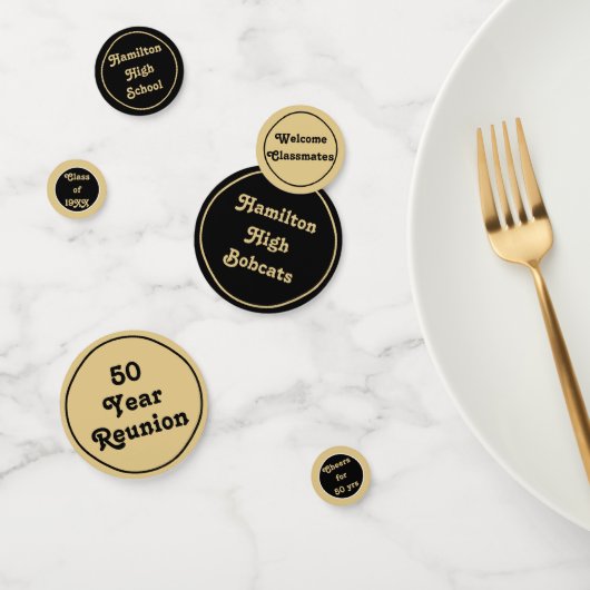 Custom class Wiedersehen table confetti! Konfetti (Gruppe)