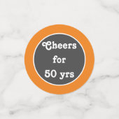 Custom class Wiedersehen table confetti! Konfetti (Klein Vorderseite)