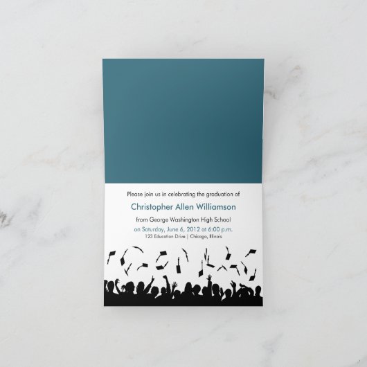 Custom Class [YEAR] Abschluss Ankündigung (Innenseite)