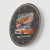 Custom Classic 55 Street Rod Large Clock Große Wanduhr (Winkel)