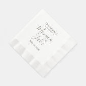 Custom Classic 6.5 x 6.5 Papier Napkins Serviette (Ecke)