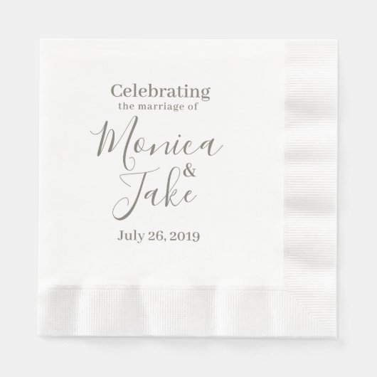 Custom Classic 6.5 x 6.5 Papier Napkins Serviette (Vorderseite)