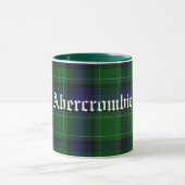 Custom Classic Abercrombie Tartan Karierte Tasse (Zentrum)