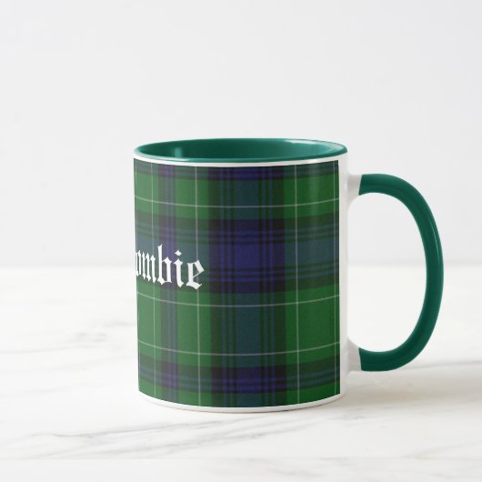 Custom Classic Abercrombie Tartan Karierte Tasse (Rechts)