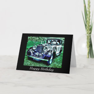 Custom Classic Birthday Roll Royce Karte