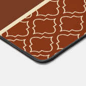 Custom Classic Brown Schreibtisch Mat Schreibtischunterlage (Ecke)