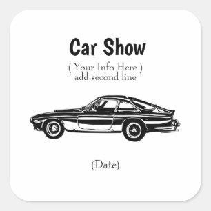 Custom Classic Car Stickers