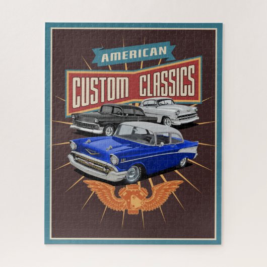 Custom Classic Cars Jigsaw Puzzle (Vertikal)