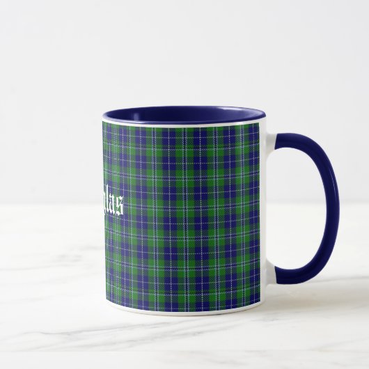 Custom Classic Douglas Tartan Karierte Tasse (Rechts)