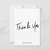 Custom Classic handbemalt Vielen Dank Dankeskarte (Vorderseite)