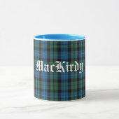 Custom Classic MacKirdy Tartan Karierte Tasse (Zentrum)