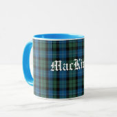 Custom Classic MacKirdy Tartan Karierte Tasse (Vorderseite Links)