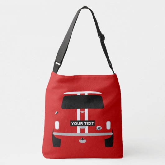 Custom Classic Mini Car Tote Tasche (Rückseite)