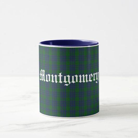 Custom Classic Montgomery Tartan Karierte Tasse (Zentrum)