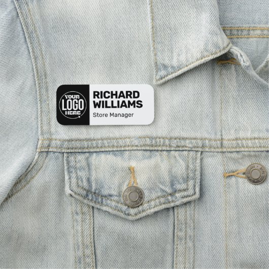 Custom Classic Name Tag für Business Personalisier Namensschild (Beispiel)