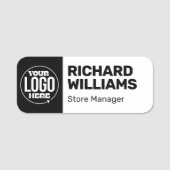 Custom Classic Name Tag für Business Personalisier Namensschild (Vorderseite)