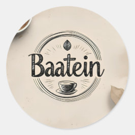 Custom Classic Round Stickers, Format: Sheet of St Runder Aufkleber