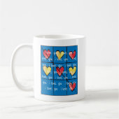 Custom, Classic, White Tasse "I Liebe You" (Links)
