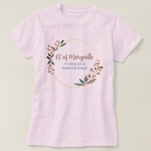 Custom Classical Conversations Community Shirt CC (Design vorne)