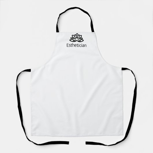 Custom Classy Lotus Salon Wellness-Center Uniform Schürze (Vorderseite)