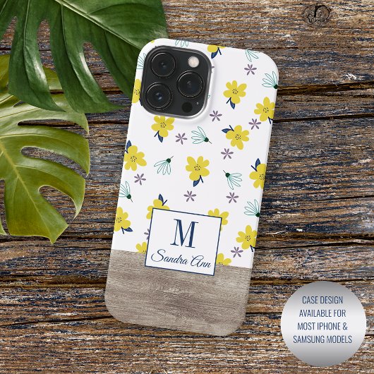 Custom Classy Spring Daisies floral Art Muster Case-Mate iPhone Hülle