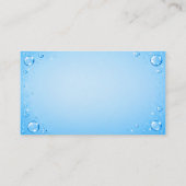 Custom Cleaning Professional Design Portrait Visitenkarte (Rückseite)