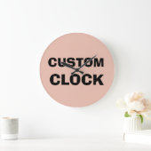 CUSTOM CLOCK GROßE WANDUHR (Zuhause)