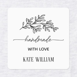 Custom Clothing Iron on label for handmade item Etiketten