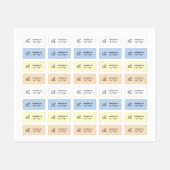 Custom clothing Label for crafter with pet icon Etiketten (Blatt)