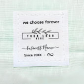Custom Clothing label Sewing or Crochet with logo Ripsband