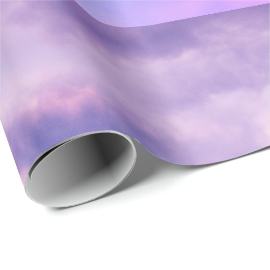 CUSTOM CLOUUD HERZ Wrackpapier Geschenkpapier (Rolleneckpunkt)