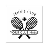 Custom Club Name Tennis Team Permastempel (Design)