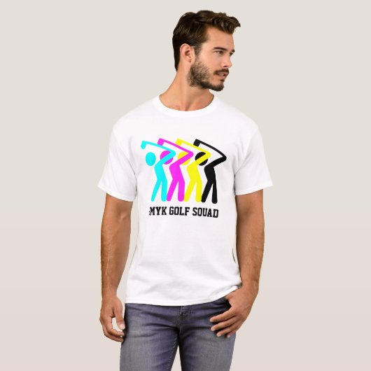 Custom CMYK GOLF T-Shirt (Vorne ganz)