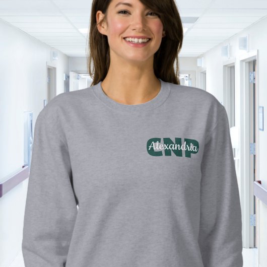 Custom CNP Credentials with Name Sweatshirt