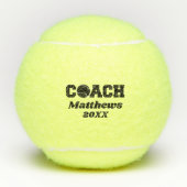 Custom Coach Team Tennisball Danke Geschenk Tennisbälle (Vorderseite)