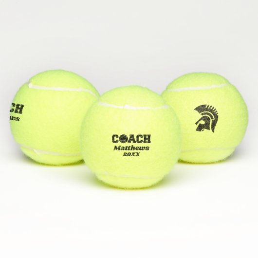 Custom Coach Team Tennisball Danke Geschenk Tennisbälle (Multi)