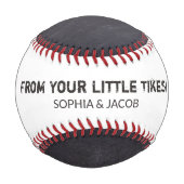 Custom Coach Vater Vatertag Baseball (Rückseite)