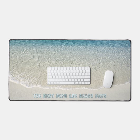 Custom Coasta Beach Ocean Waves Surf Sommer Art Schreibtischunterlage (Tastatur & Maus)